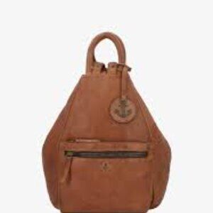 Harbour 2nd Xander Ash Leather Backpack